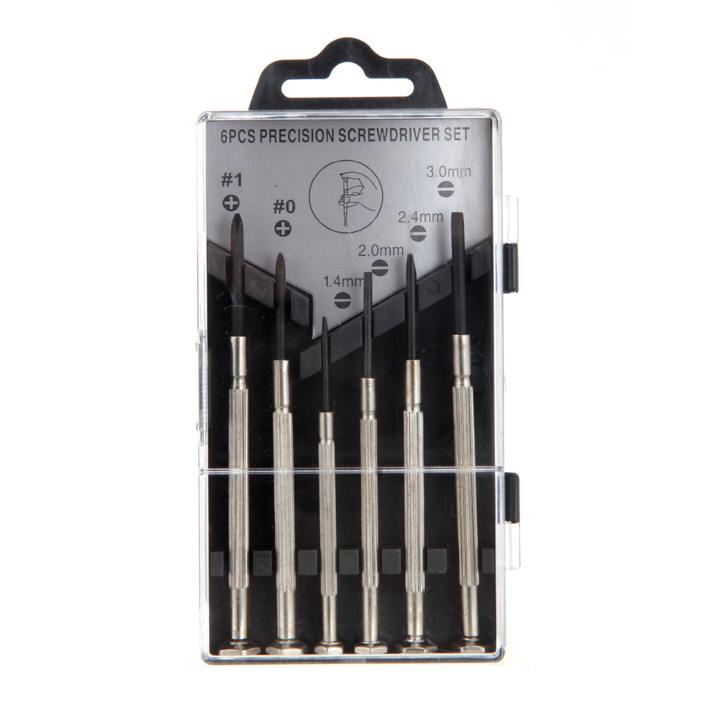 6 Piece Precision Philips and Slotted Screwdriver Set , Steel - Image 5