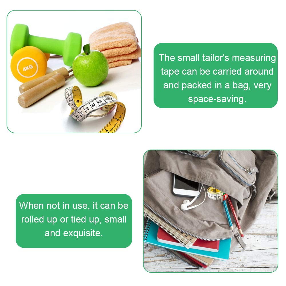 Measuring Tape Soft Tape Measure Dual Sided Body Measuring Ruler Sewing Cloth Tailor Tape Fabric Tape Measure Dressma... - Image 4