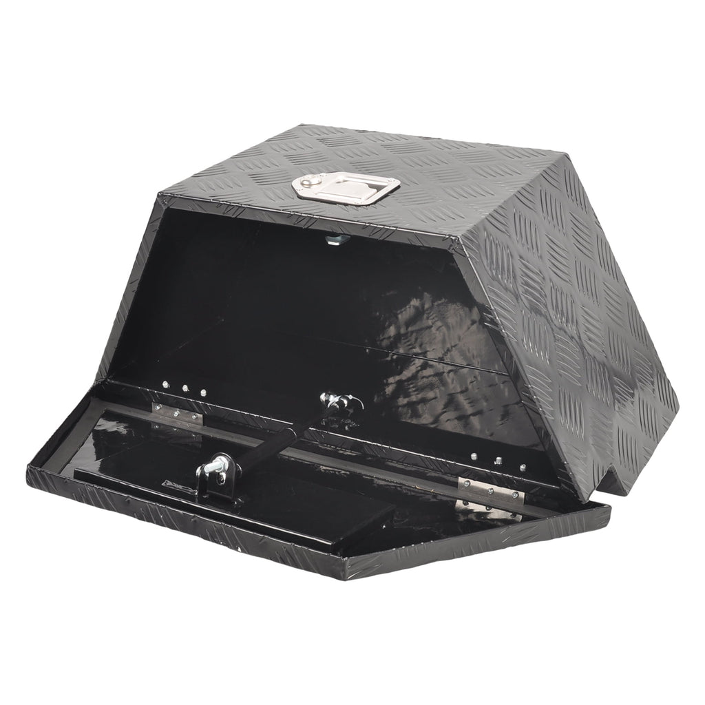 26 Inch Aluminum Trailer Tongue Tool Box Truck Bed Toolbox Underbody Storage - Image 3