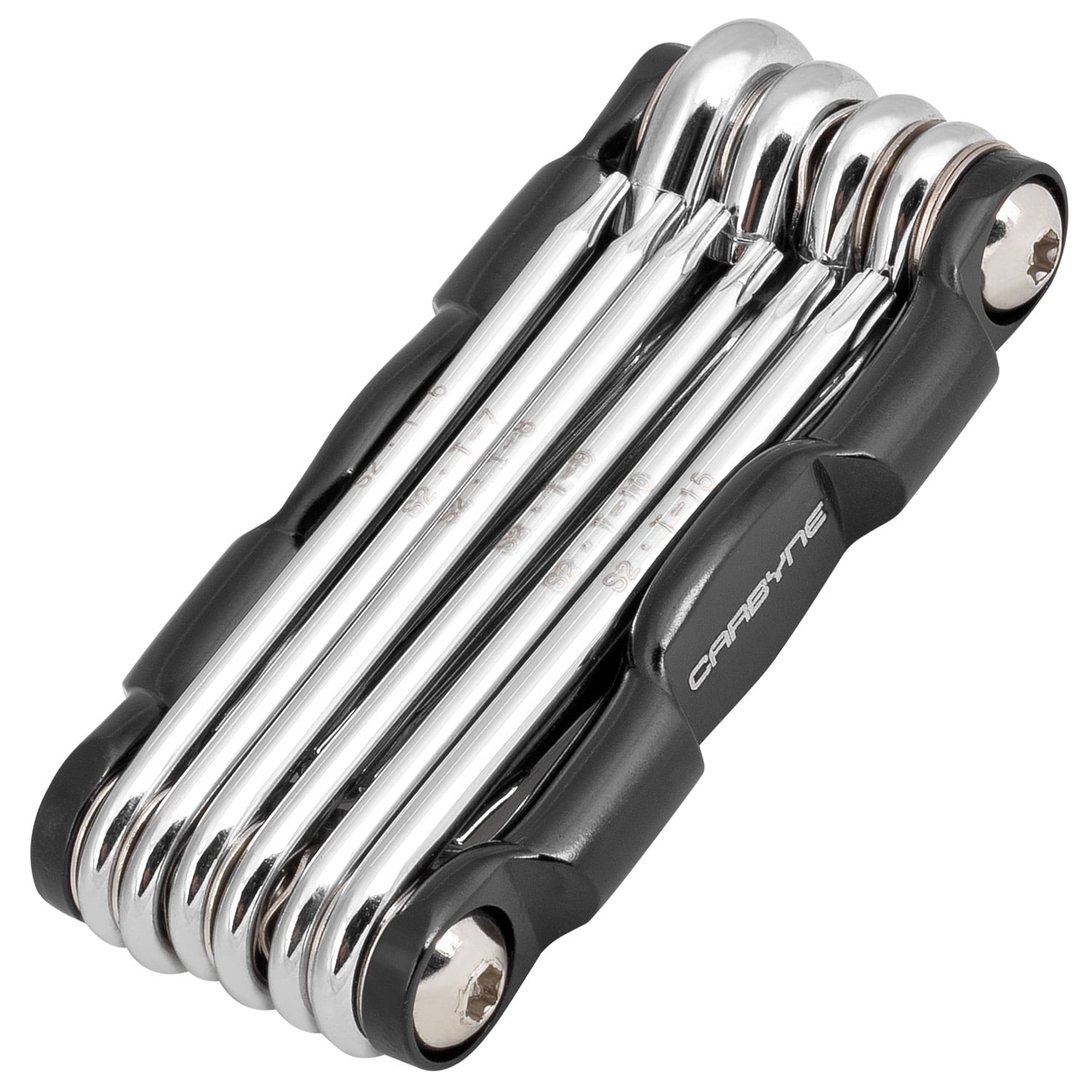 CARBYNE 10 Piece Folding Tamper Star Wrench Set, T-6 to T-30 Star/Torx Sizes, S2 Steel, Drilled Chamfered Security Tips, Durable Chrome Fini - Image 6