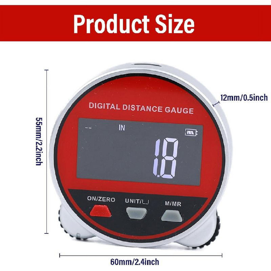 Necvior 656Ft Electronic Digital Tape Measure with LCD Display Digital Ruler Rechargeable Small Rolling Measuring Tool - Image 5
