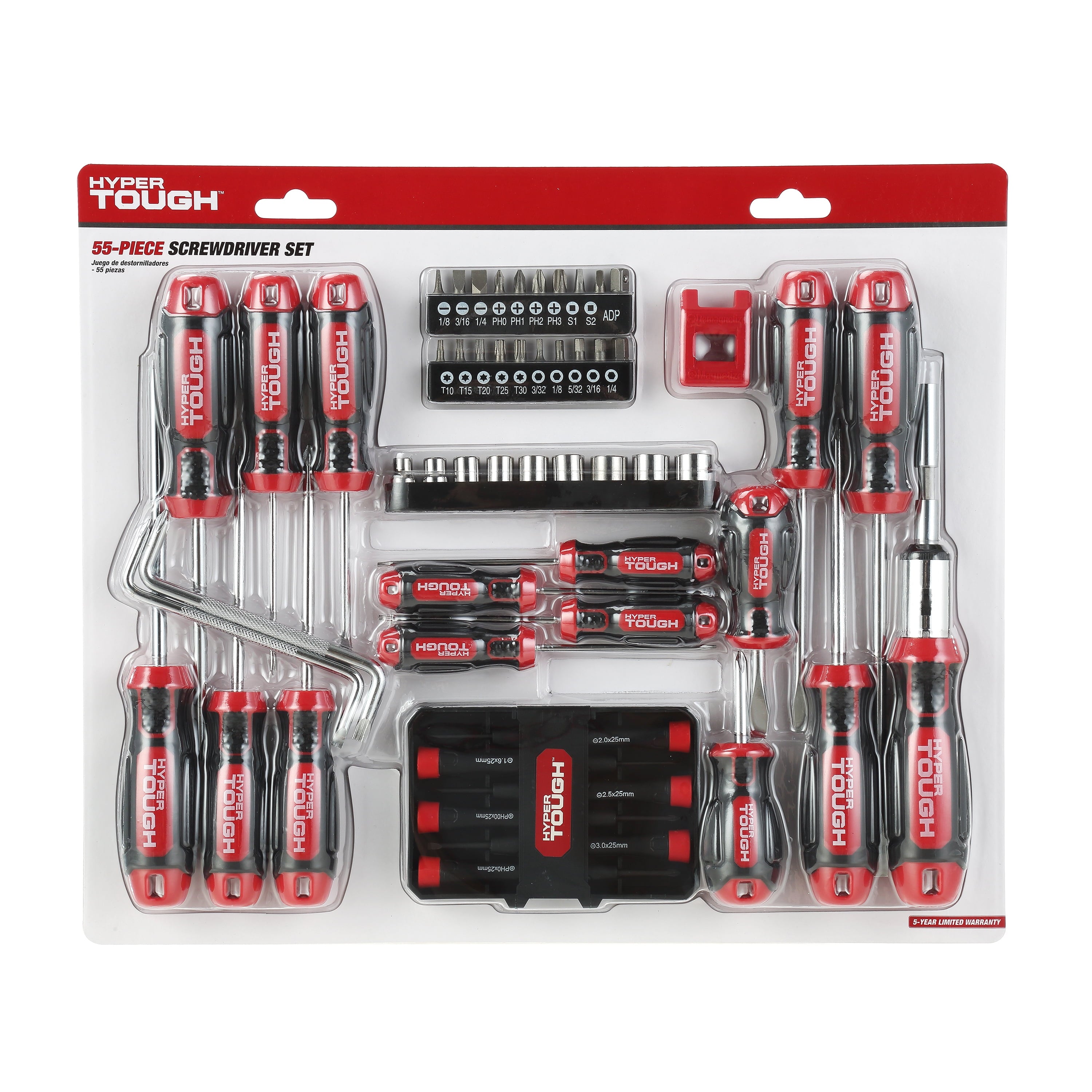 Hyper Tough 55 Piece Screwdriver Set - Image 4