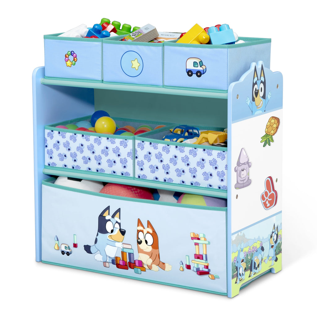 Design and Store 6 Bin Toy Storage Organizer by