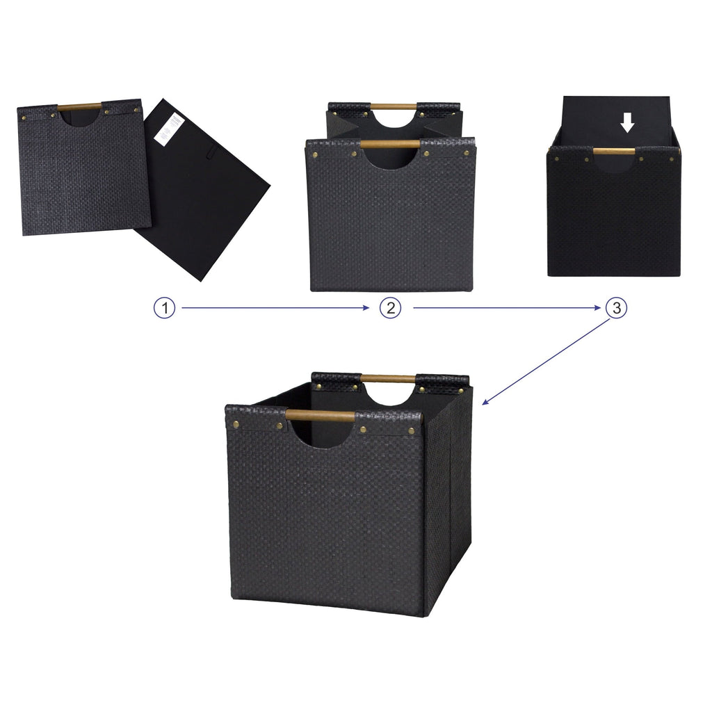 Better Homes &amp; Gardens Collapsible Fabric Cube Storage Bin, Vanilla