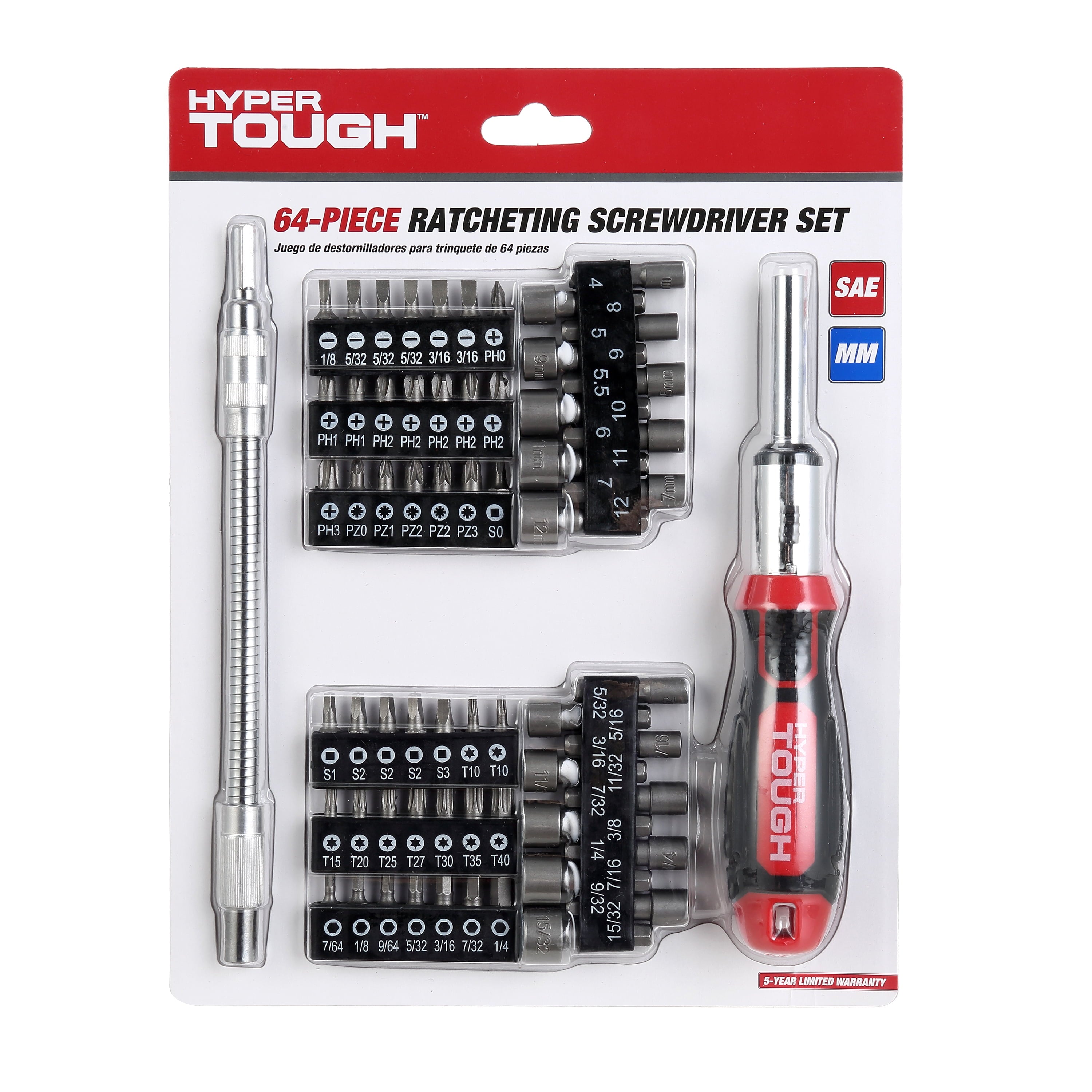64 Piece Multi-Type Screwdriver Set - Image 3