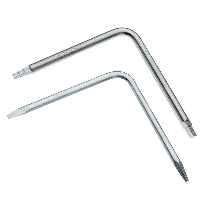 Superior Tool 249825 6 x 6 in. Seat Wrench Set, 2 Piece - Image 3