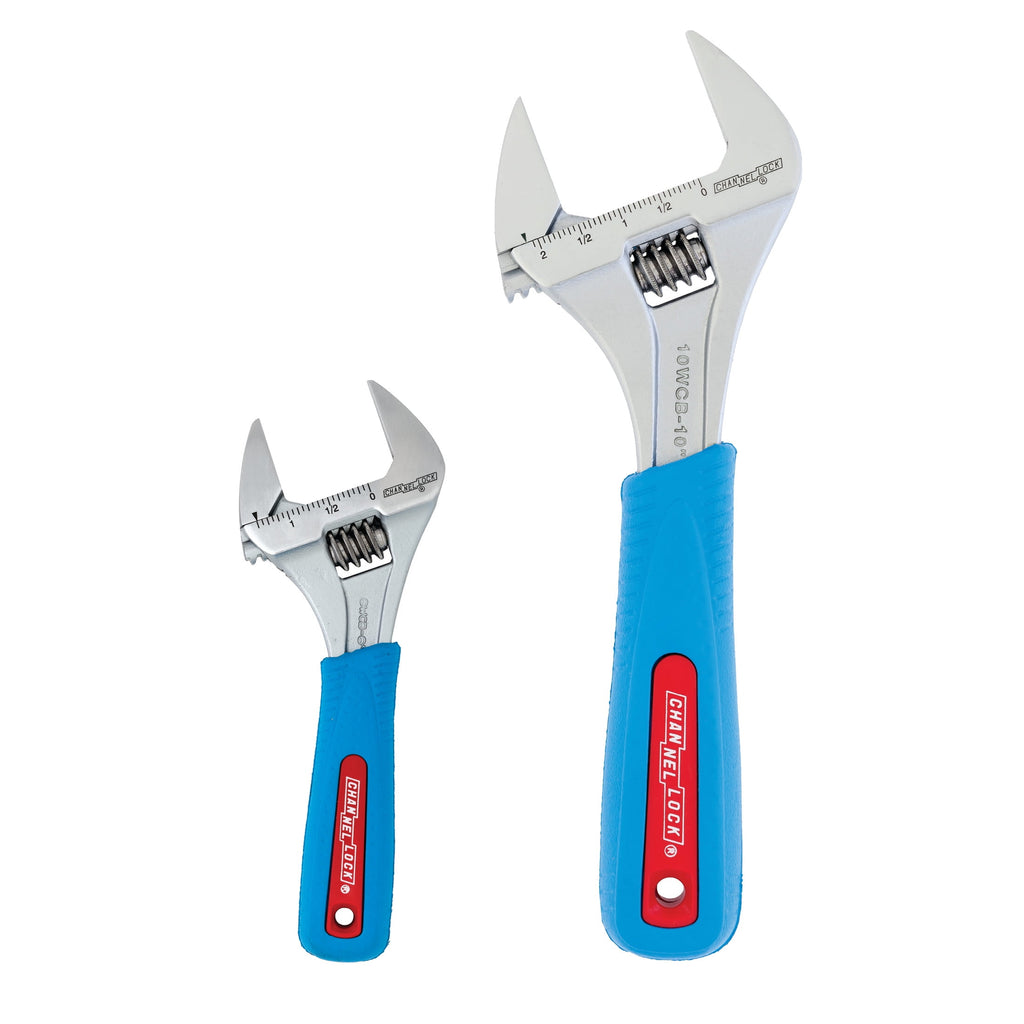 CODE BLUE WideAzz Adjustable Wrench Set, Includes Jaw Capacity of 1.34, 2-inch, 2 pieces (WS-)