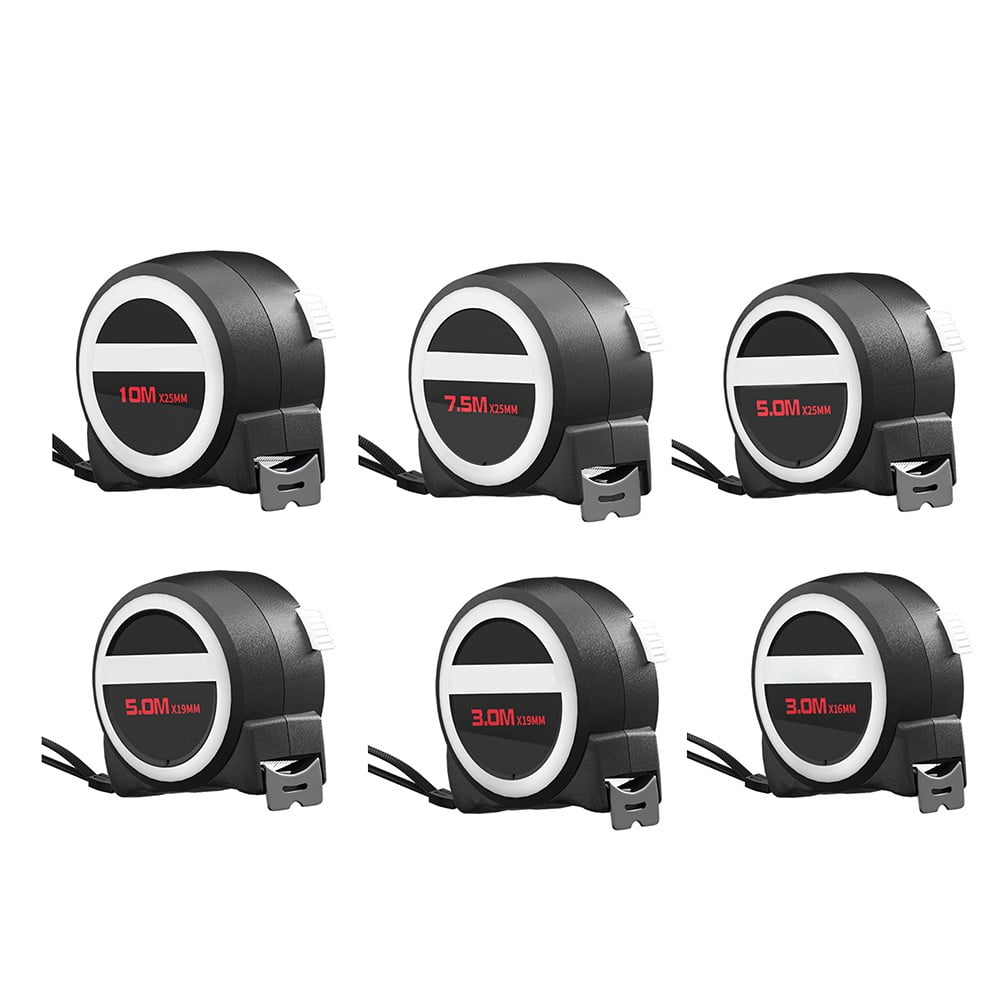 3-10M Steel Tape Measure Hcs Ruler Ranging Tool Measuring Tapes Wear-Resistant 5Meterx25Mm Home
