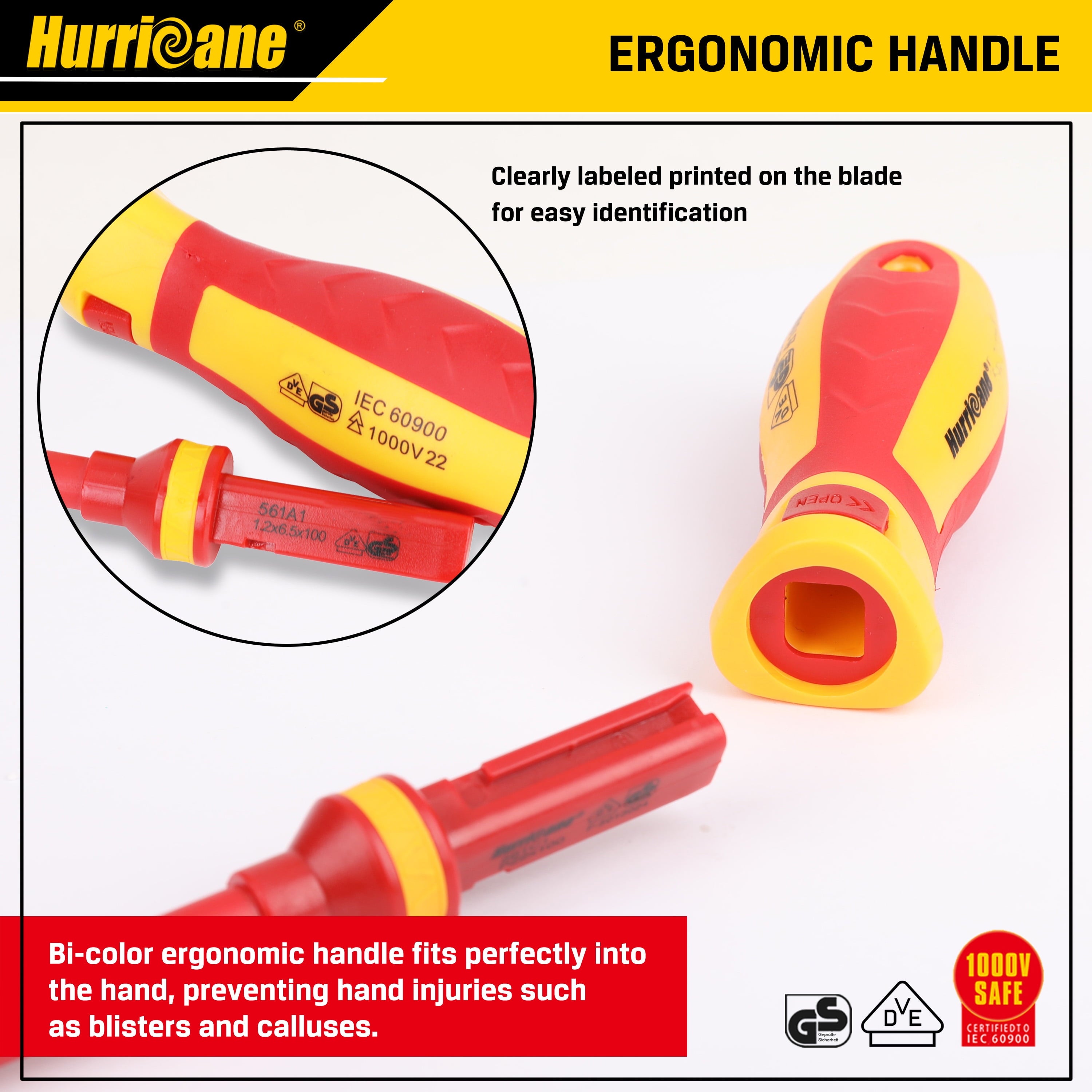 Professional Insulated, Magnetic Screwdriver Set with 13 Pieces - Image 3