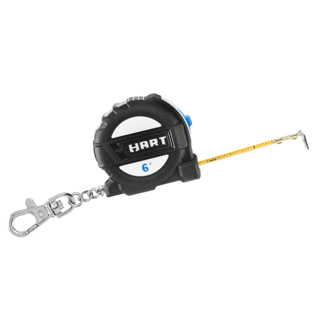 (2 pack) 6-Foot Compact Tape Measure Keychain, Wide-Blade, 0.17 lbs - Image 4
