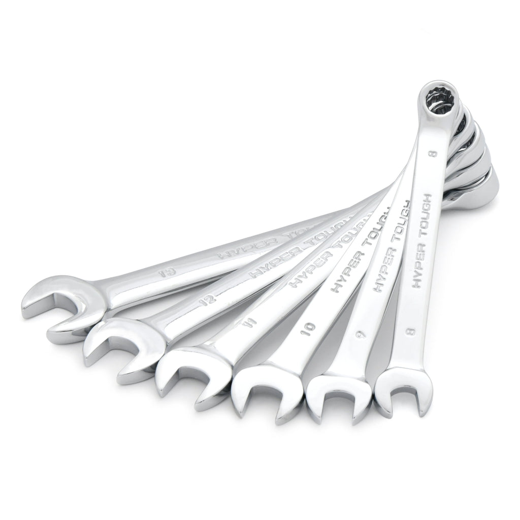 Hyper Tough 12-Piece Metric Combination Wrench Tool Set, Hand Tools - Image 6