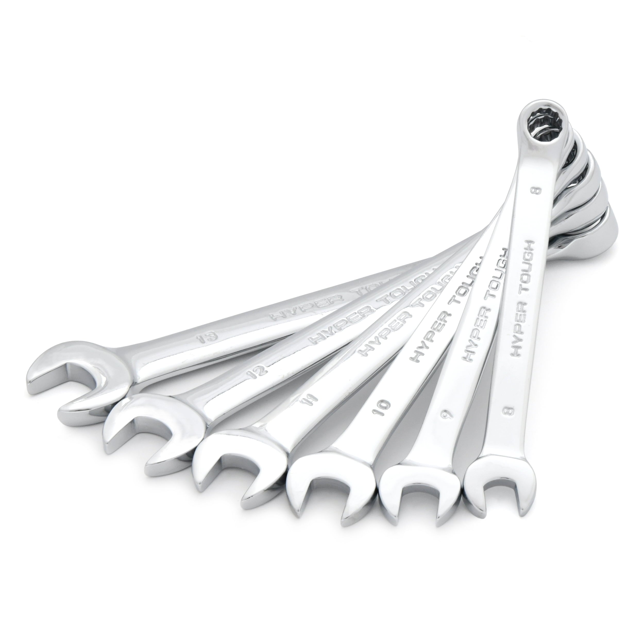 Hyper Tough 12-Piece Metric Combination Wrench Tool Set, Hand Tools - Image 6