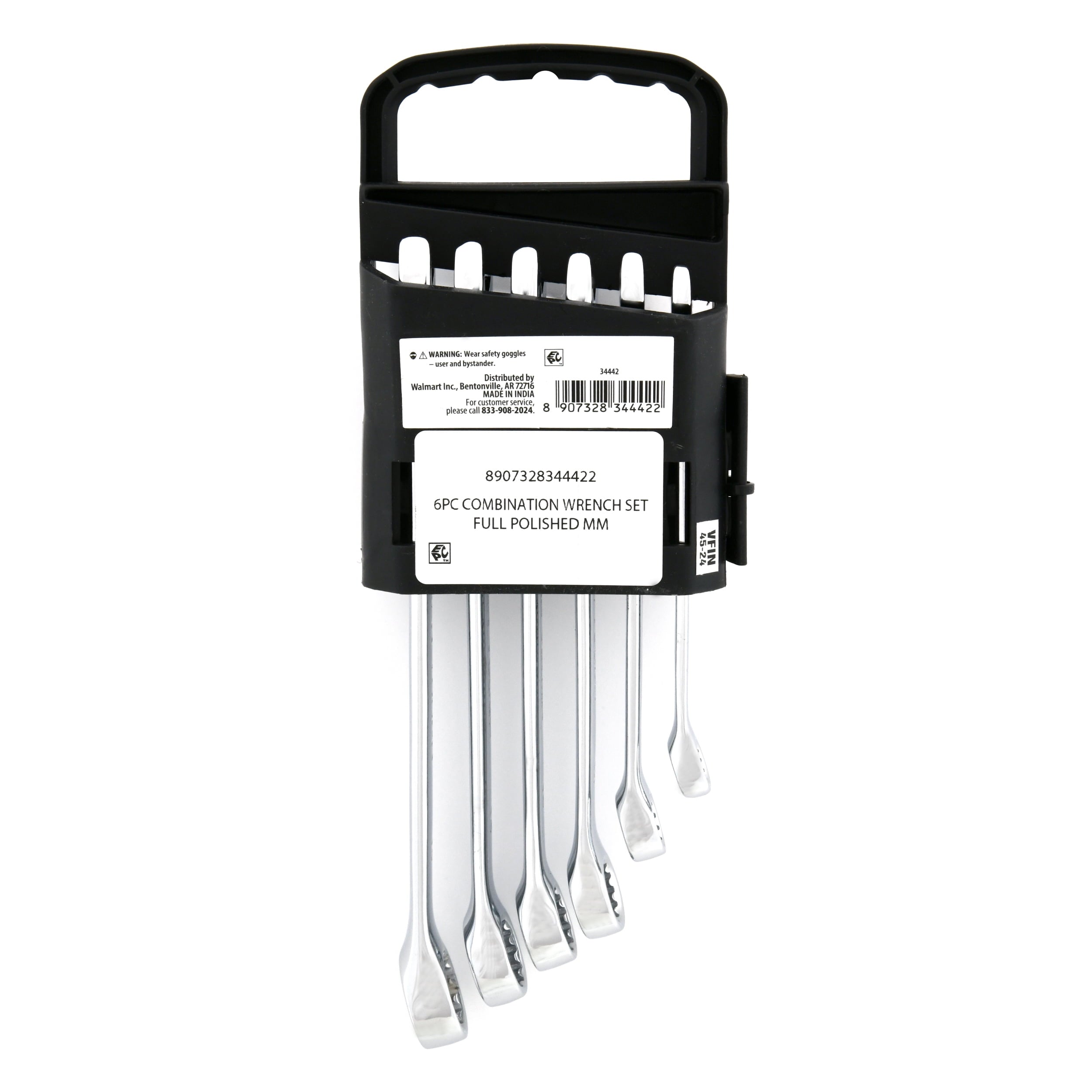 6-Piece Metric Combination Wrench Tool Set, Hand Tools - Image 3