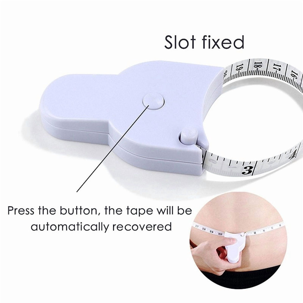2pcs Tape Measure Body Measuring Tape Sewing Ruler Tools Centimeter Tapes For Body Meter Measure White Tools - Image 2
