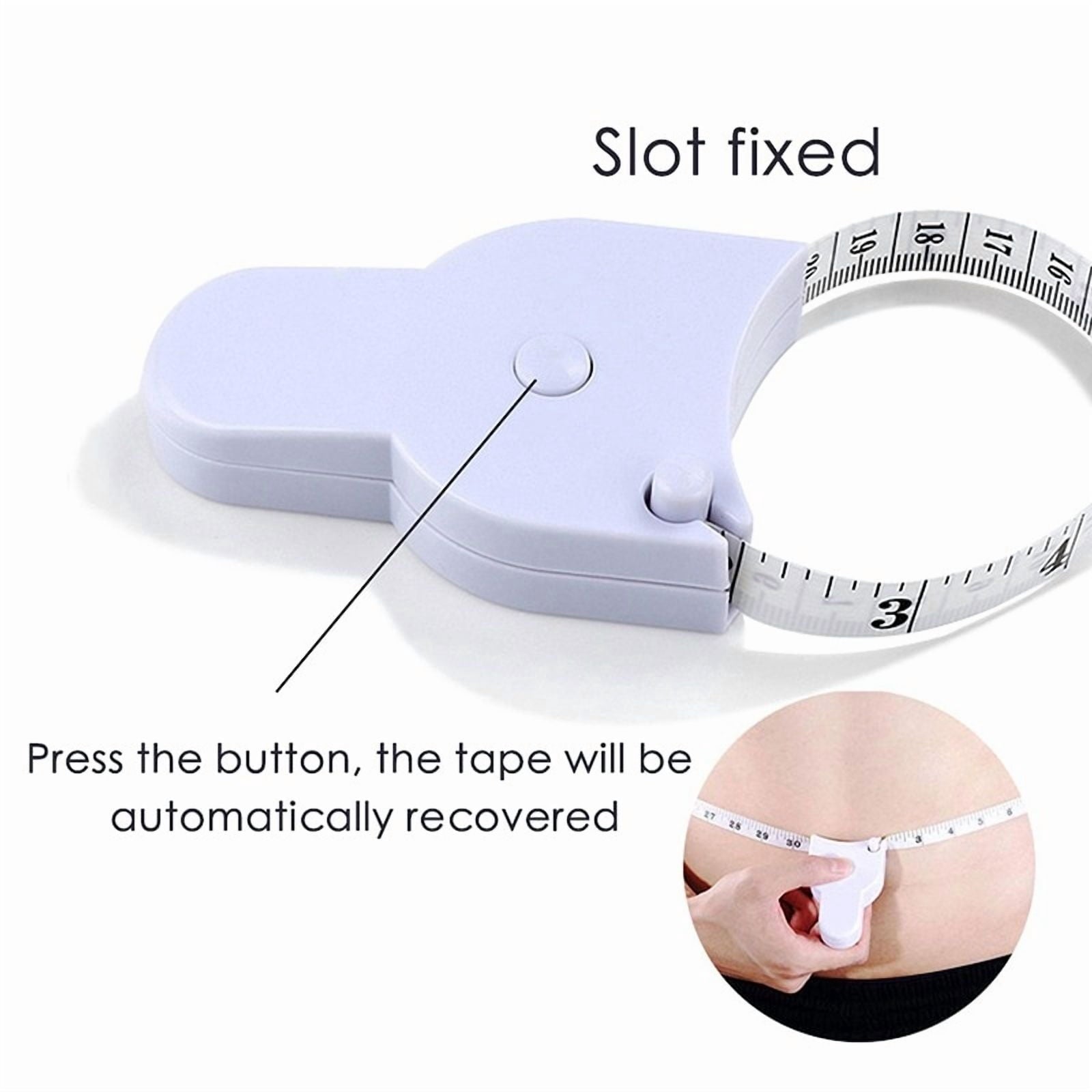 2pcs Tape Measure Body Measuring Tape Sewing Ruler Tools Centimeter Tapes For Body Meter Measure White Tools - Image 2
