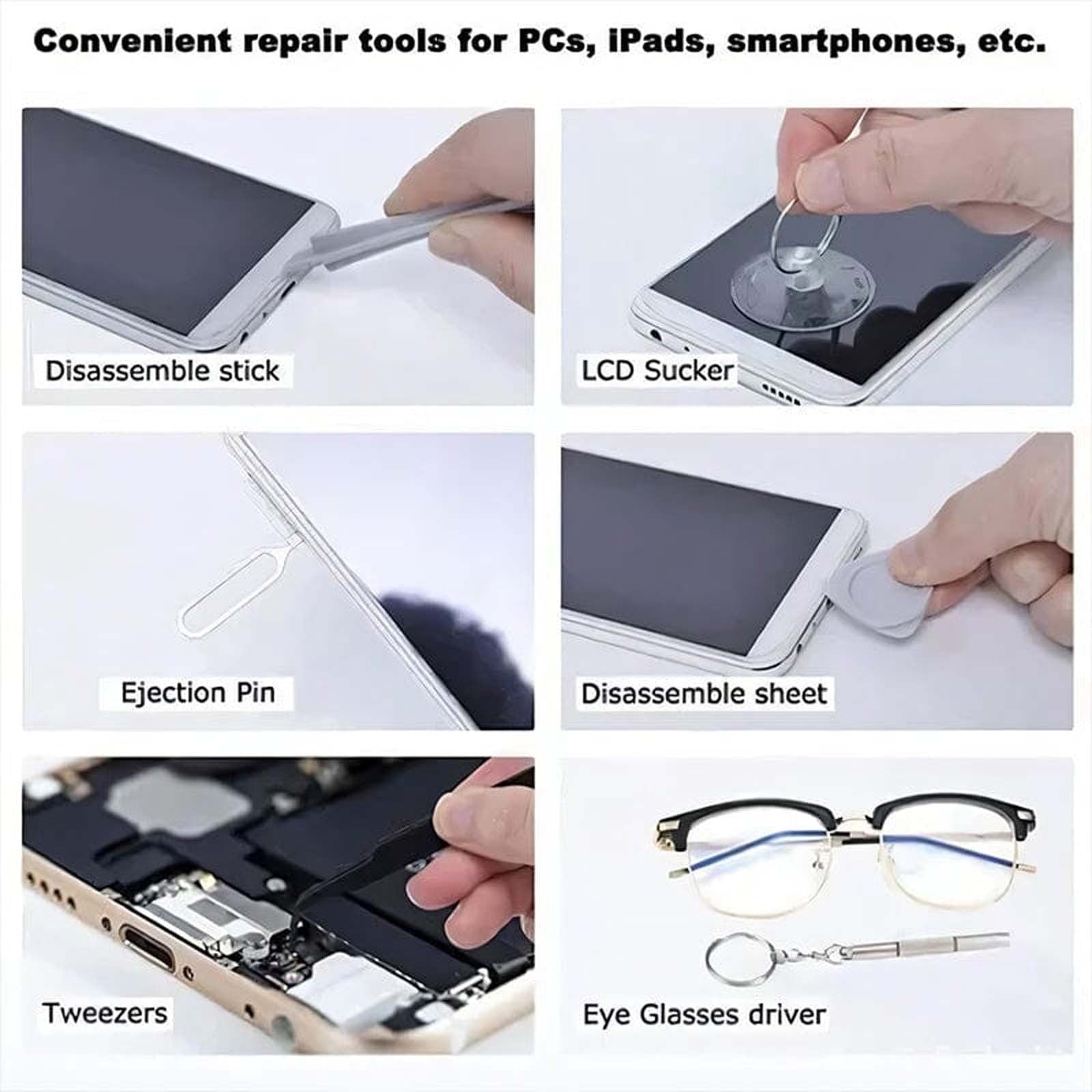 115-in-1 Precision Screwdriver Set, Super Durable Mini Professional Magnetic Repair Tool Kit, Small Screwdriver for P... - Image 5
