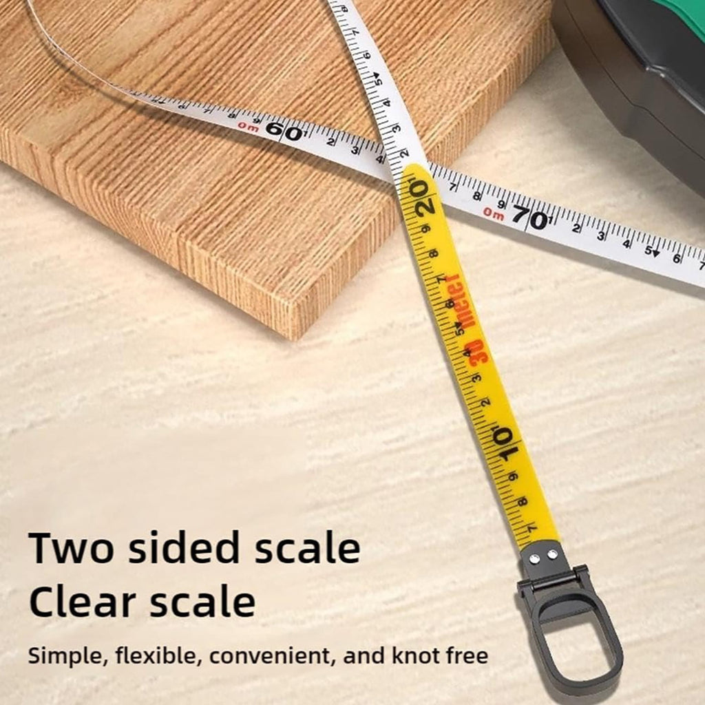 Measuring Tape Metric Tape Measure Double Scale Soft, Durable Fiberglass Tape Measure with Abs Case for Construction ... - Image 4