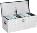 36'' Tool Box, Heavy Duty Aluminum with Sliding Shelf, Diamond Plate ToolBox for Pick Up RV Trailer, Trailer Toolbox ...
