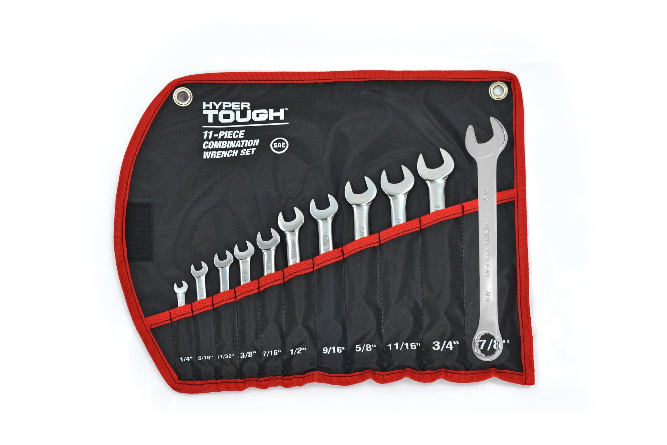 11-Piece SAE Combination Wrench Tool Set, Hand Tools - Image 3