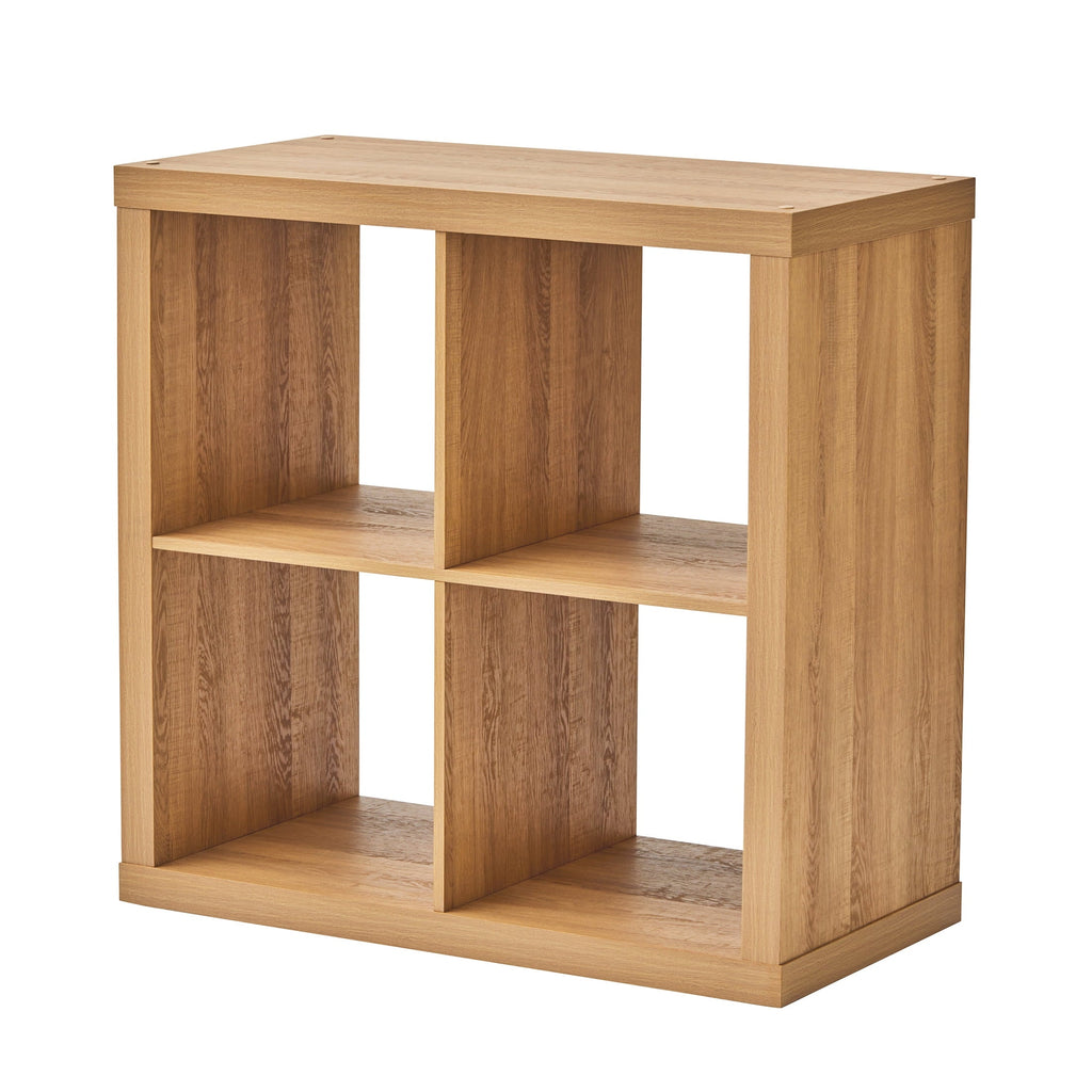 Better Homes &amp; Gardens 4 Cube Storage Organizer, White Texture