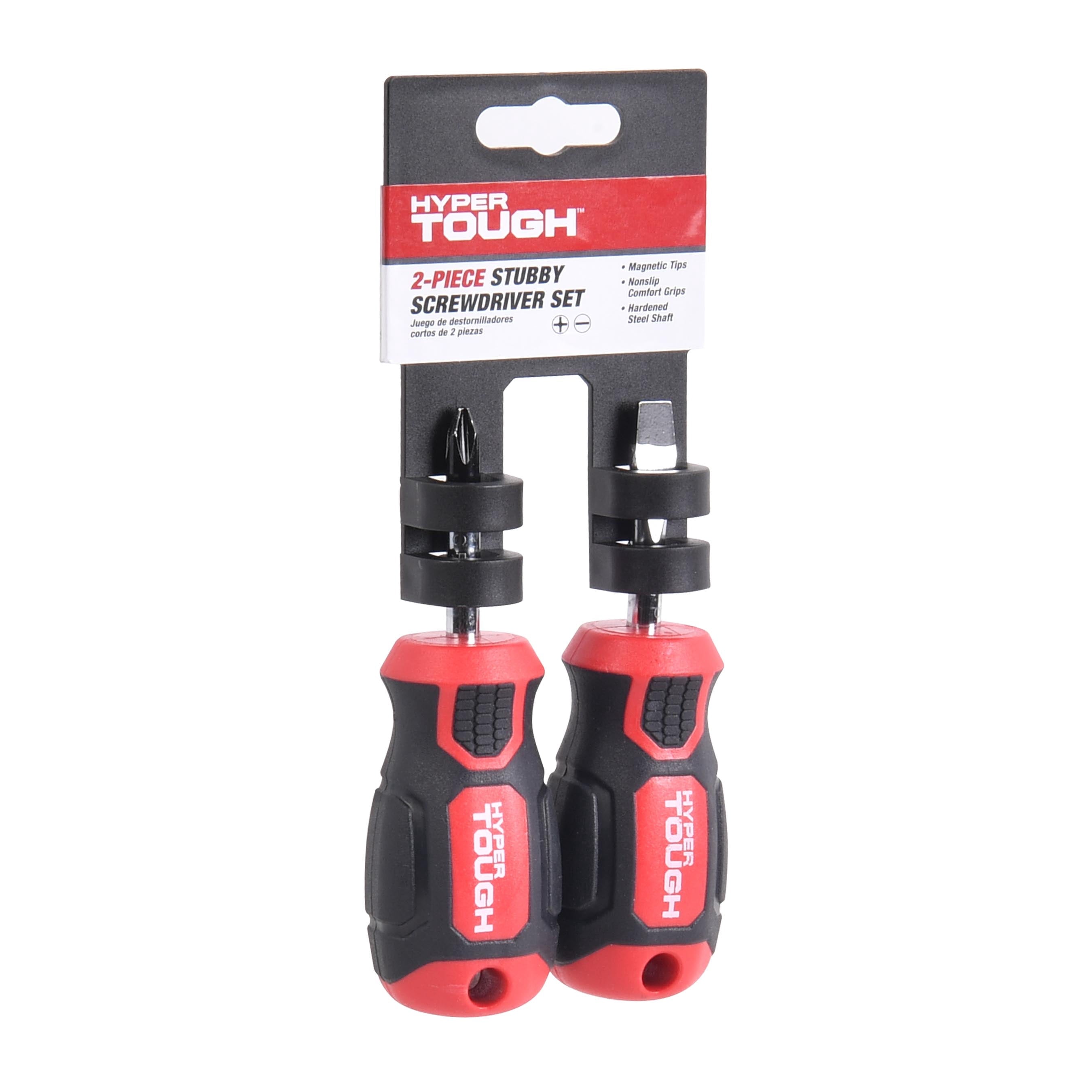 2 Piece Stubby Screwdriver Set Slotted, 0 V - Image 6