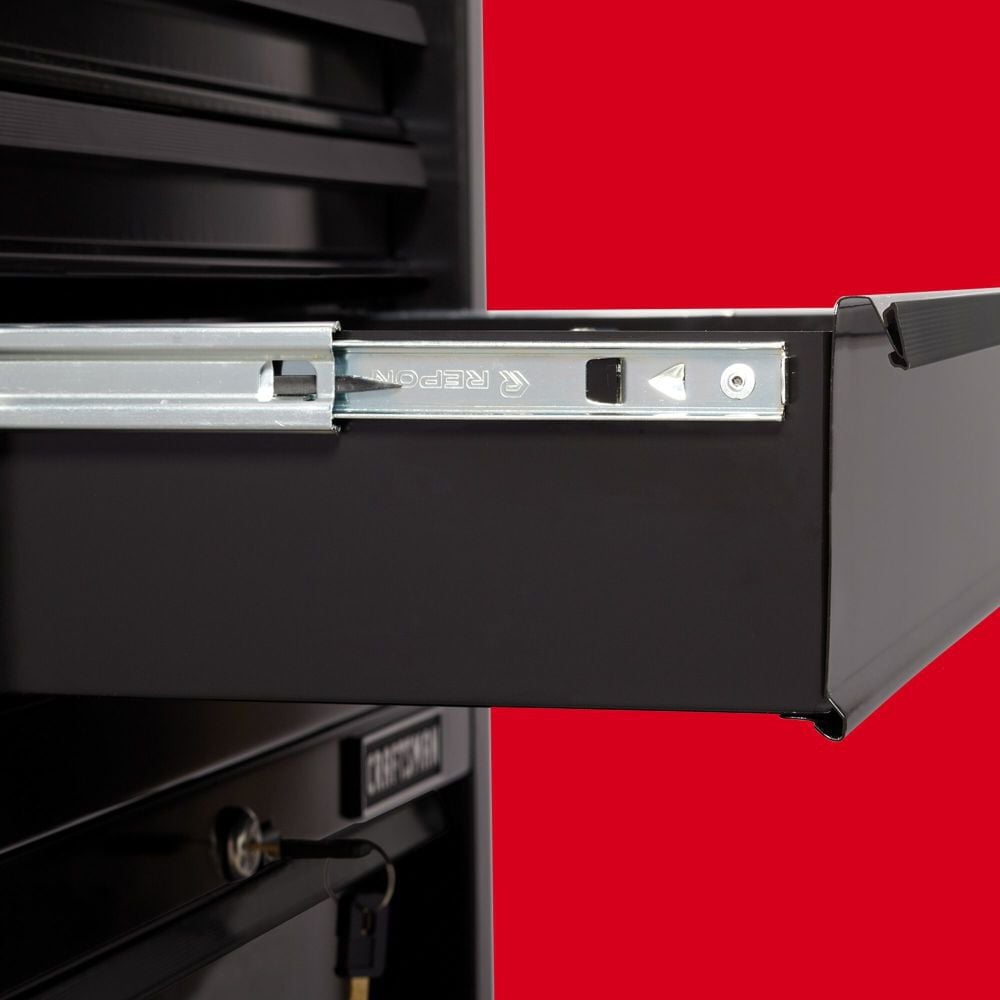 112521 26 Wide 5-Drawer Standard-Duty Top Chest - Black - Image 3