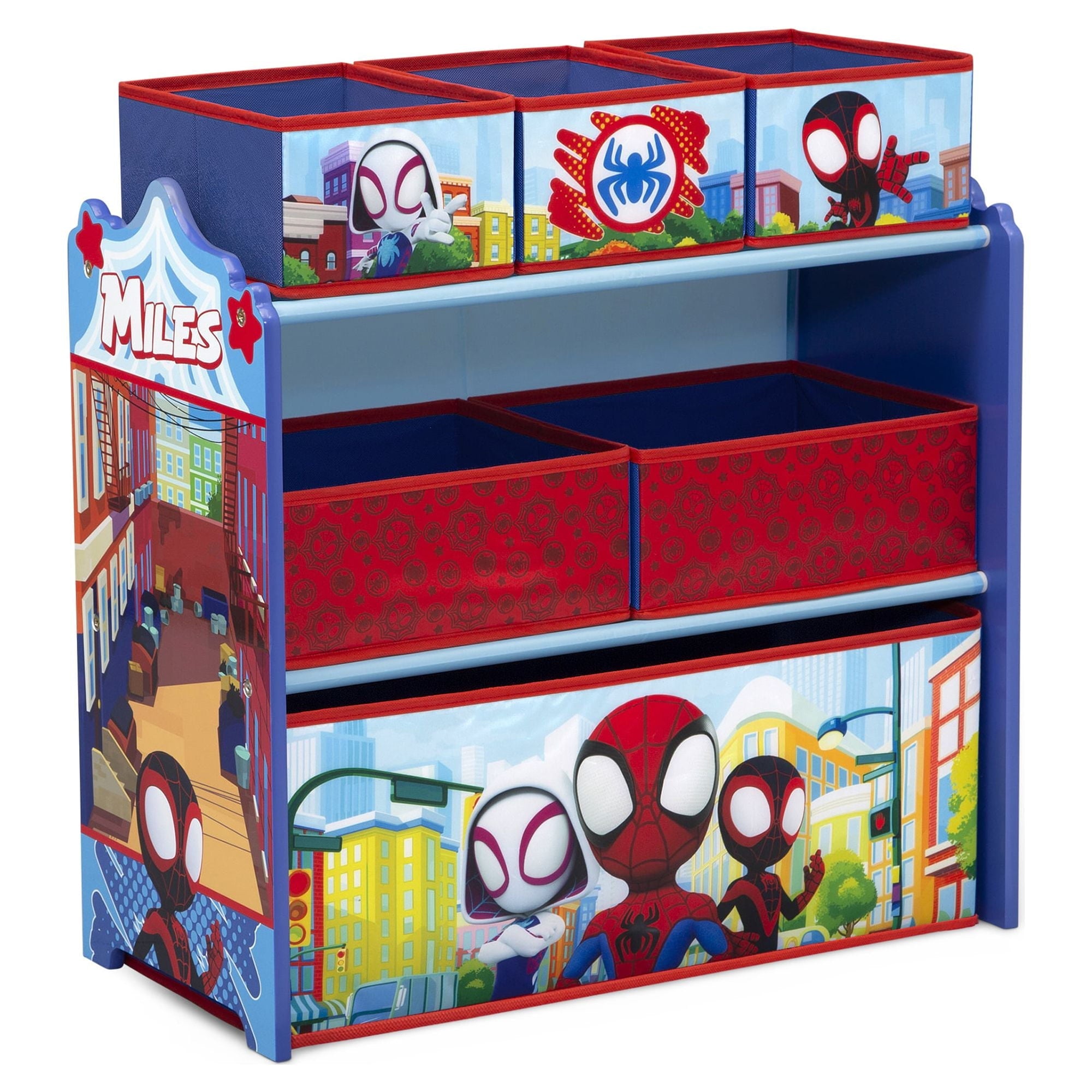 Design and Store 6 Bin Toy Storage Organizer by