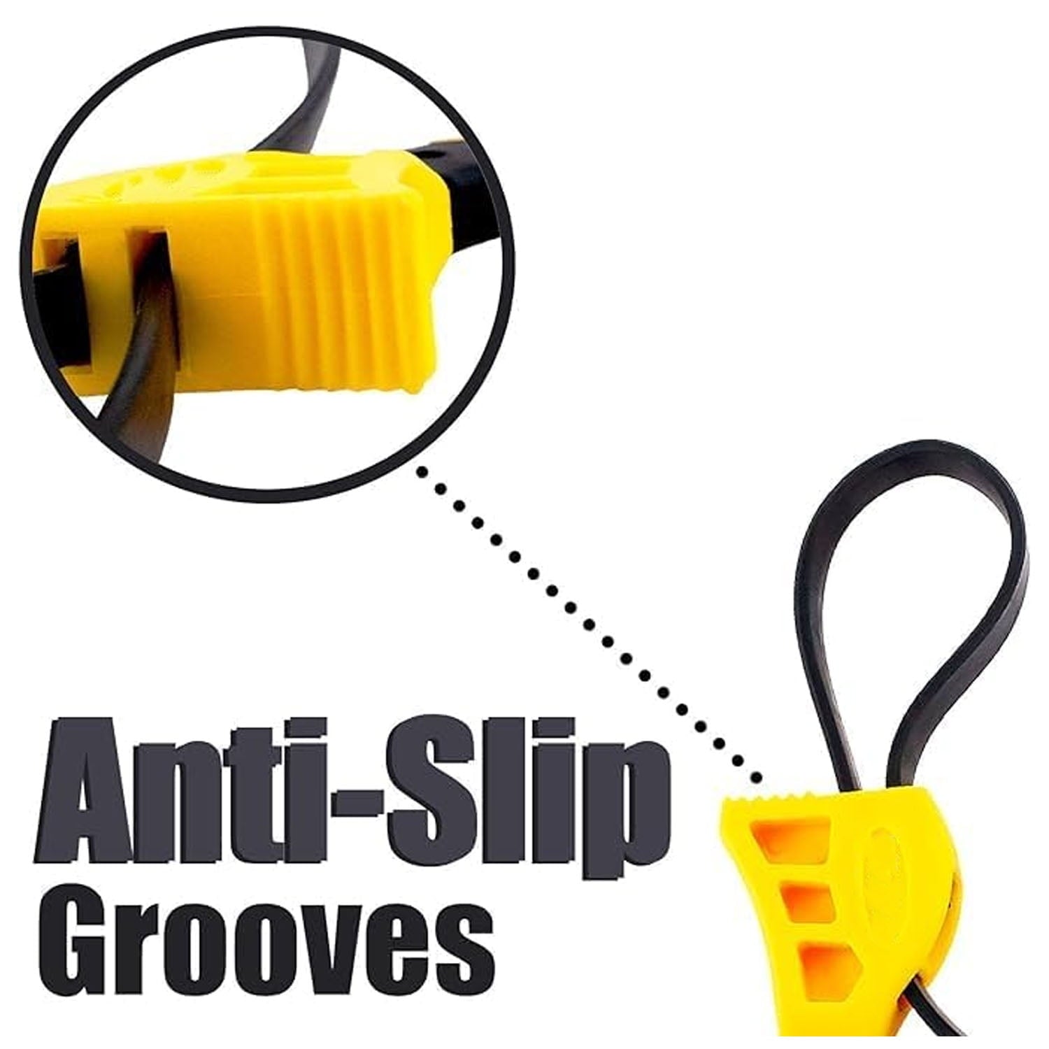 Adjustable Set - 2pcs, Plumbing for Tight Spaces Use as Jar Opener, Pipe , Rubber Strap es Used , Plumber Tools - Image 3
