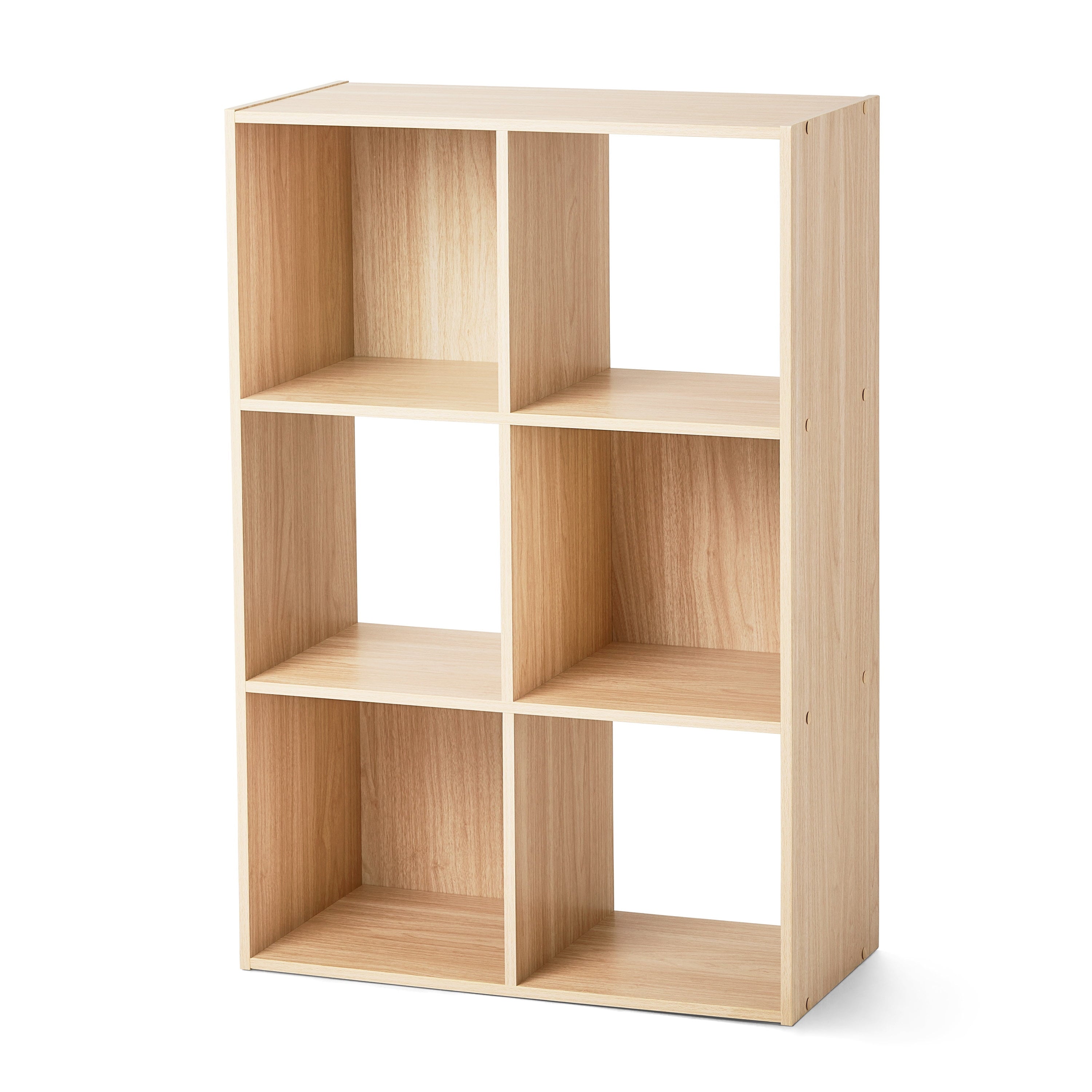 6 Cube Storage Organizer, White Portable for Home