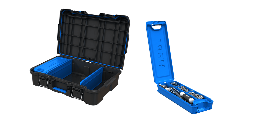 Tool Box with Small Blue Organizer & Dividers, Fits 's Modular Storage - Image 5