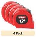 (4 pack) Hyper Tough 12 Foot Tape Measure