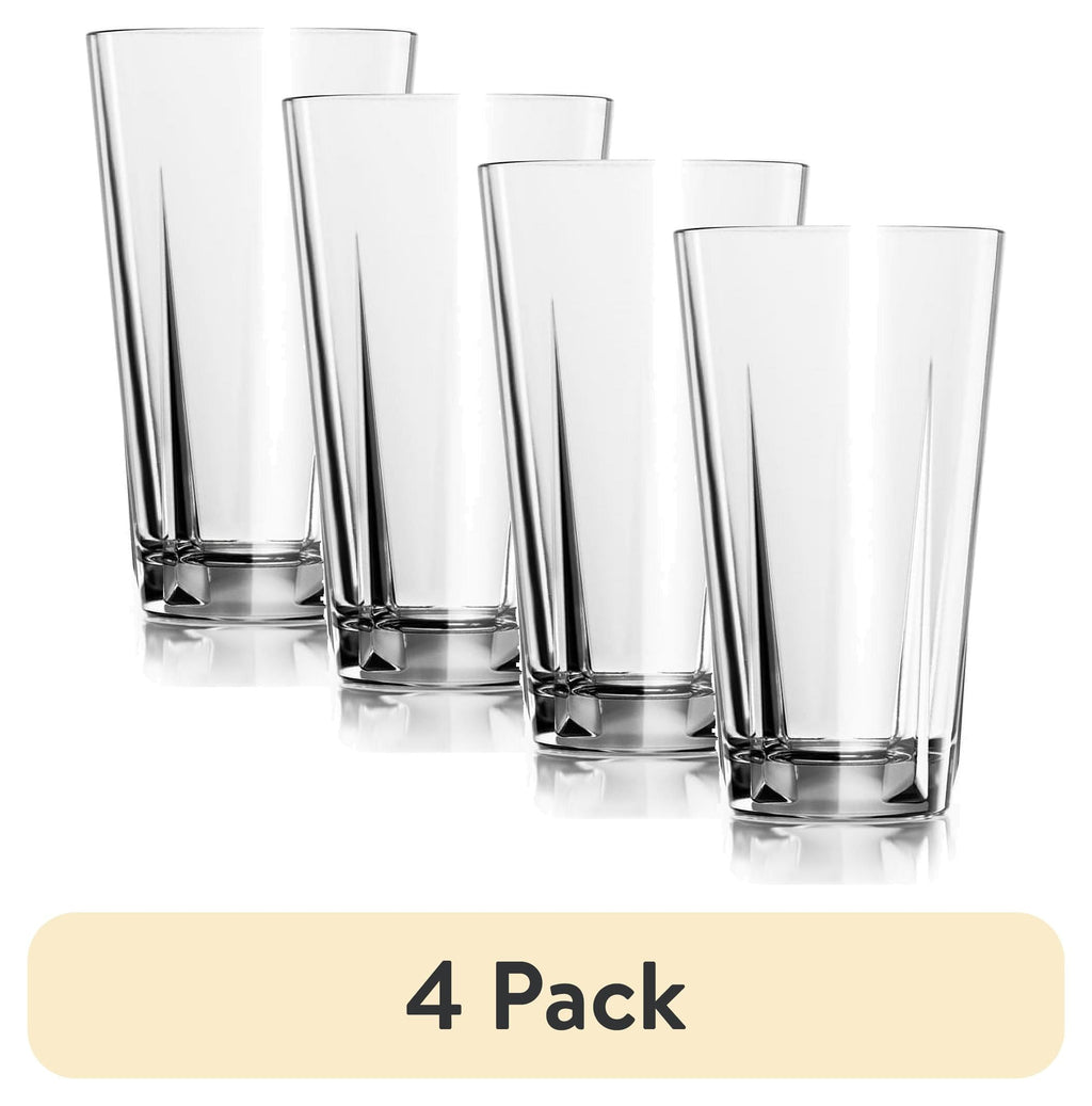 (4 pack) Luciana 16 oz Glass Tumbler