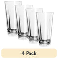 (4 pack) Luciana 16 oz Glass Tumbler