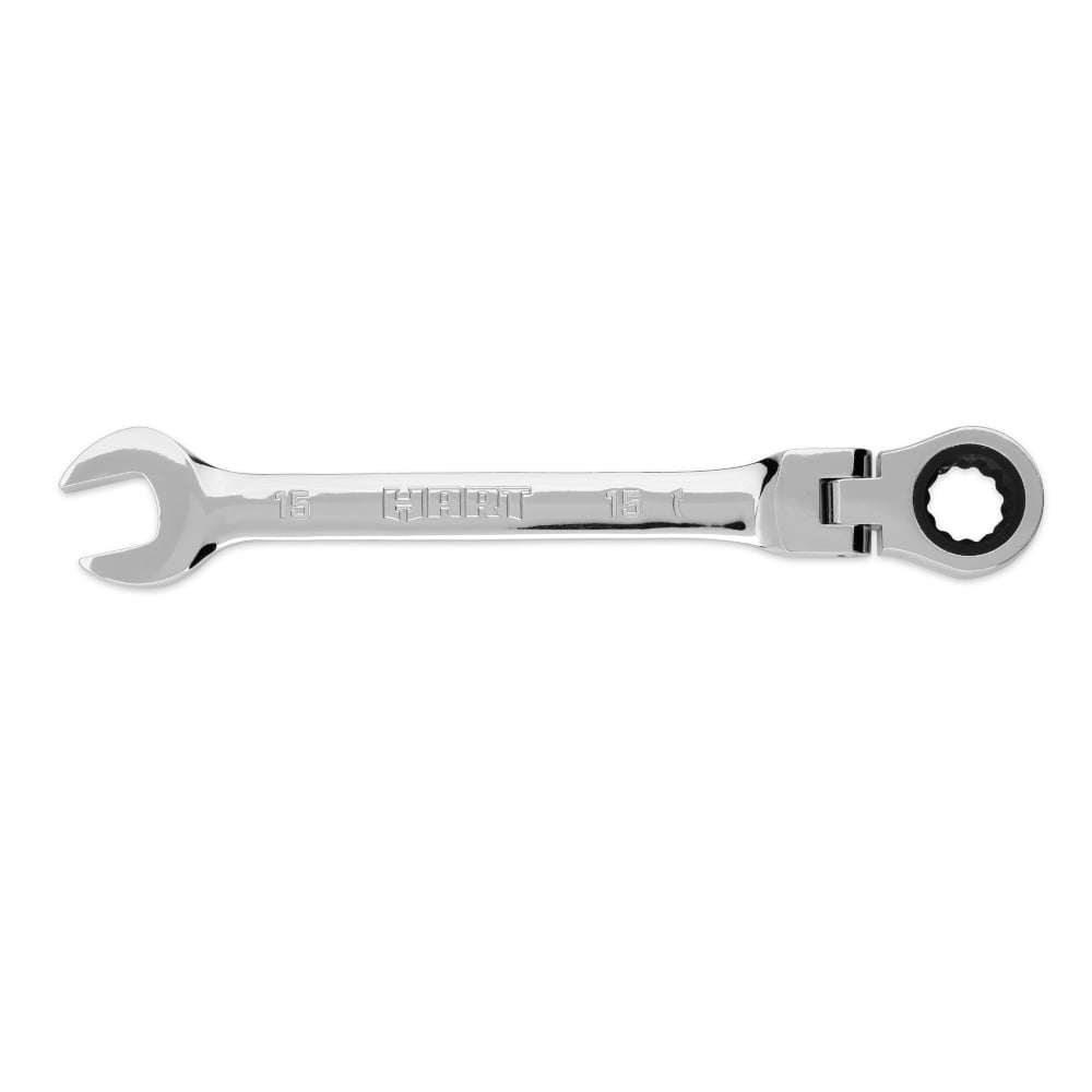 HART 5-Piece Flex Head Ratcheting Wrench Set, Metric Wrenches - Image 3