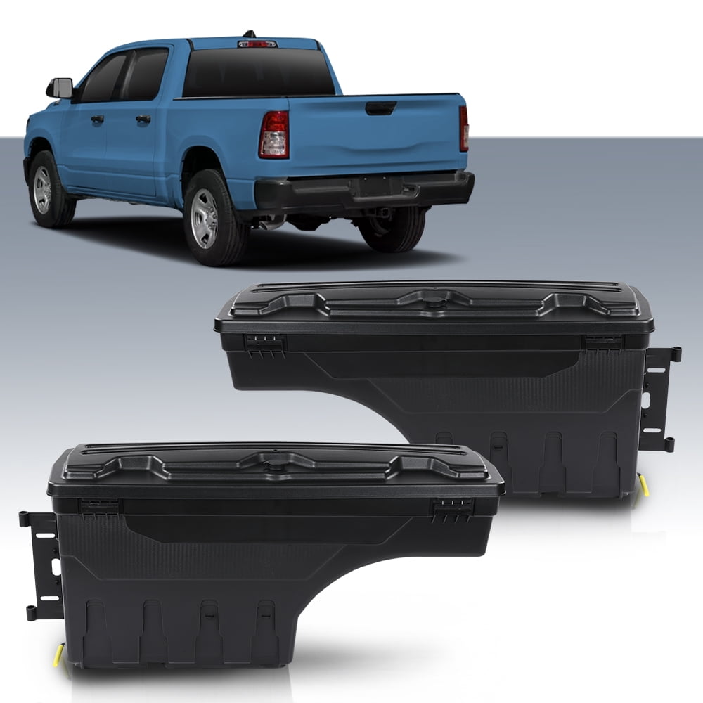 Truck Bed Storage Tool Box Left and Right Side Fit for Dodge Ram 1500 2019-2021 - Image 2