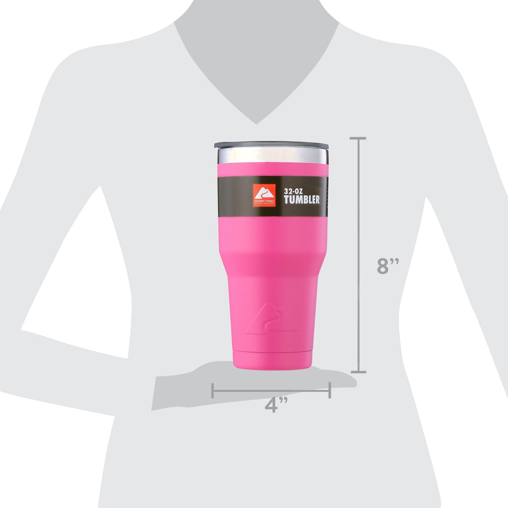 Ozark Trail 32 oz Stainless Steel Insulated Tumbler, Black