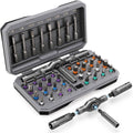 42 in 1 Magnetic Screwdriver Set, DIY Ratchet Screwdriver Set, Multi Bit Magnetic Drive Set with Detachable Ratchet Handle, Portable Compact