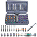 42 in 1 Magnetic Screwdriver Set, DIY Ratchet Screwdriver Set, S2 Steel Bits, Portable Compact Repair Tool Kit for Gi...