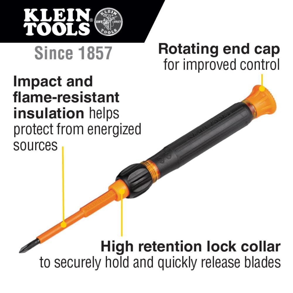 8-in-1 Insulated Precision Screwdriver Set with Case - Image 2