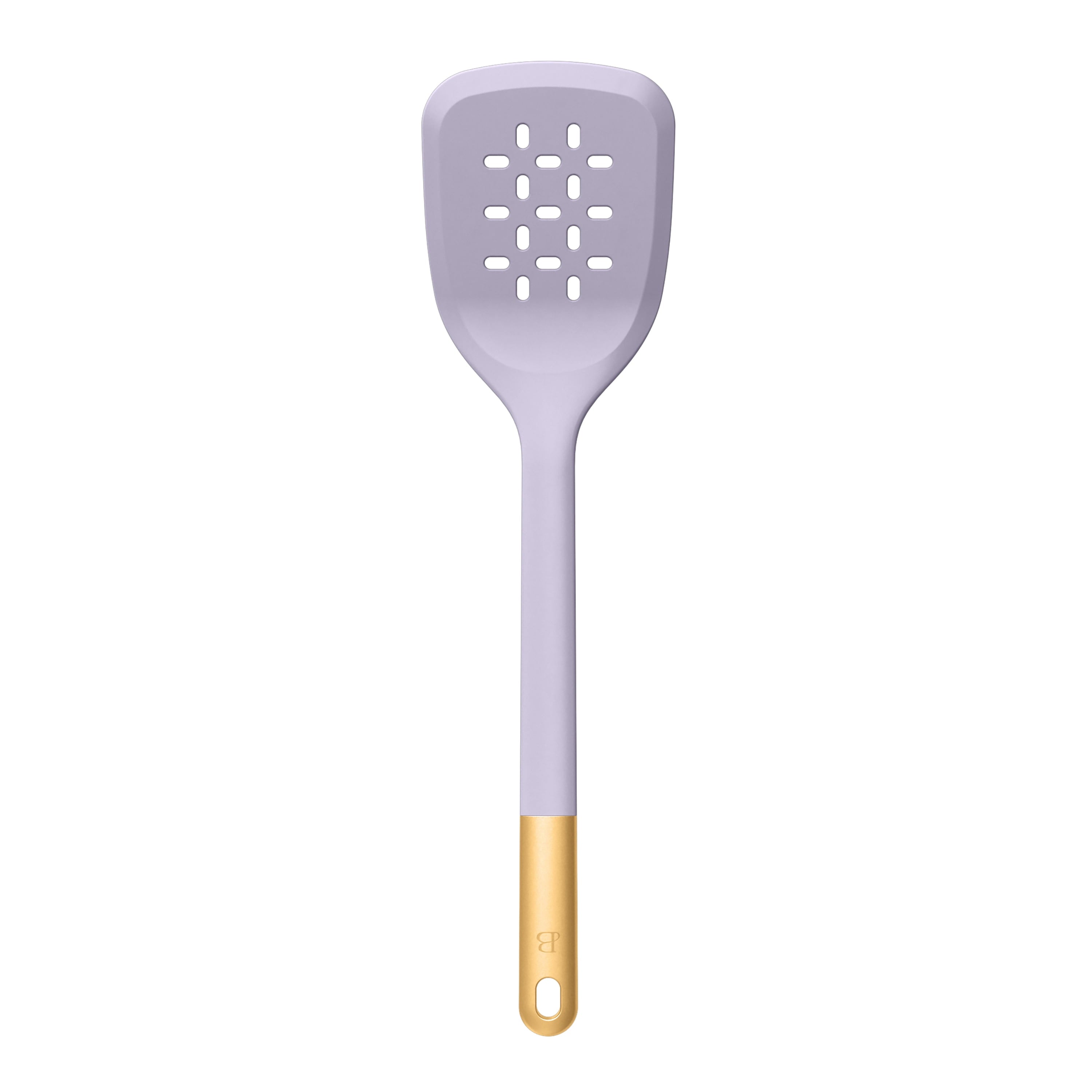 6-Piece Silicone Kitchen Utensil Tool Set with Rotating Rack by Drew Barrymore, Porcini Taupe
