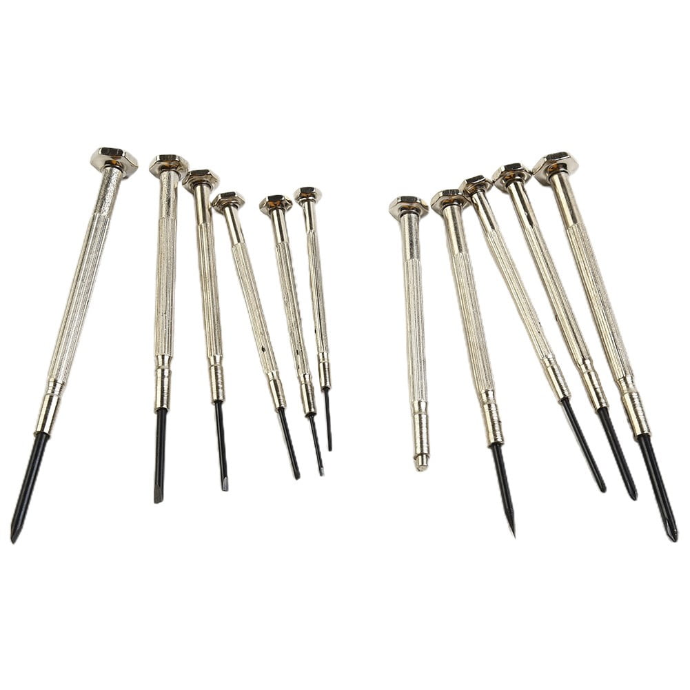 Clupup 11 Pcs Precision Screwdriver Set Corrosion Resistance Rust Repair Tool Set For Watches Glasses Jewelry Small Screw DIY Tool Kit - Image 6