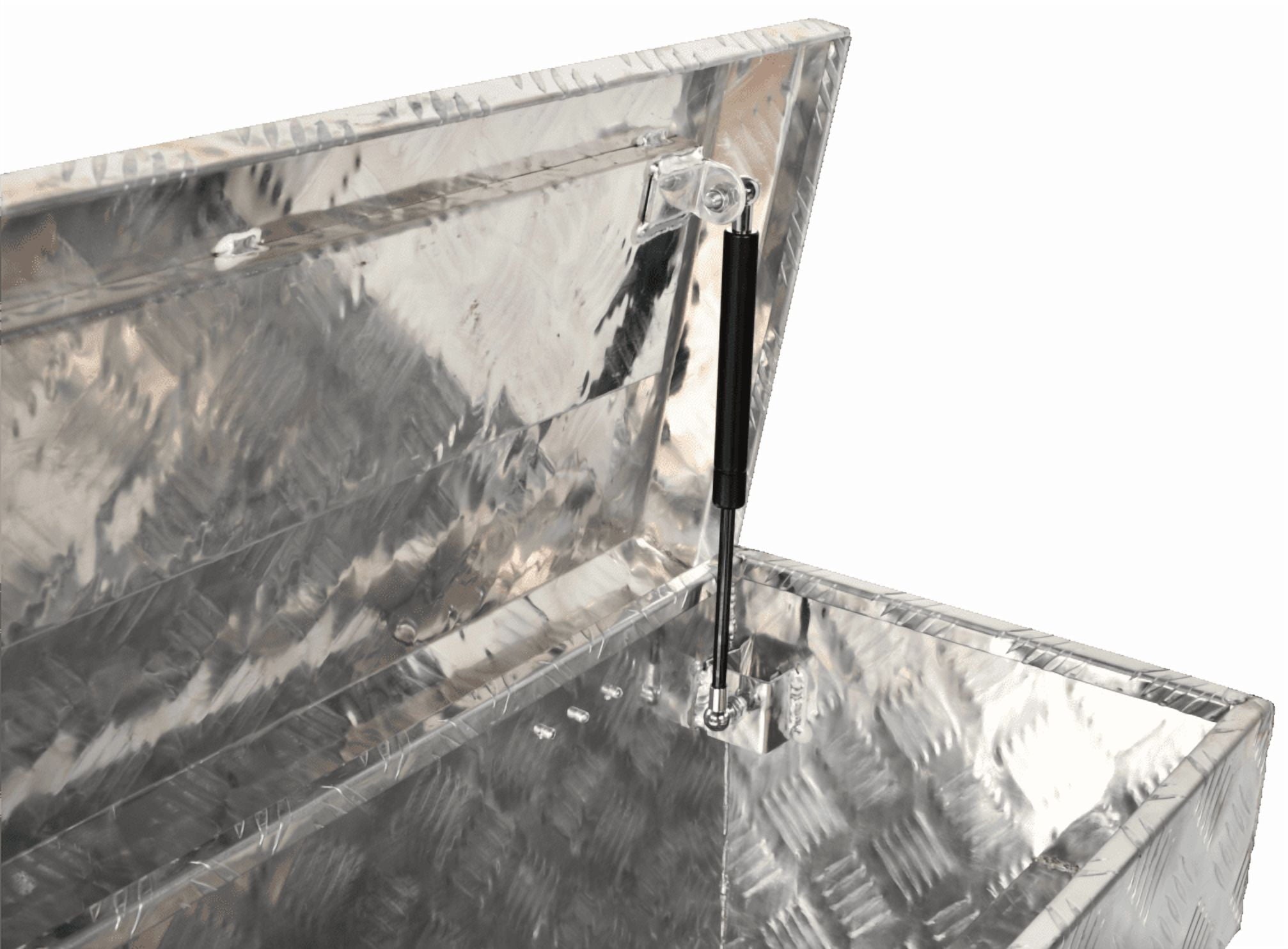 ‎60"x8"x14" Aluminum Side Tool Box for Truck Pickup Trailer Storage Bed Silver - Image 5