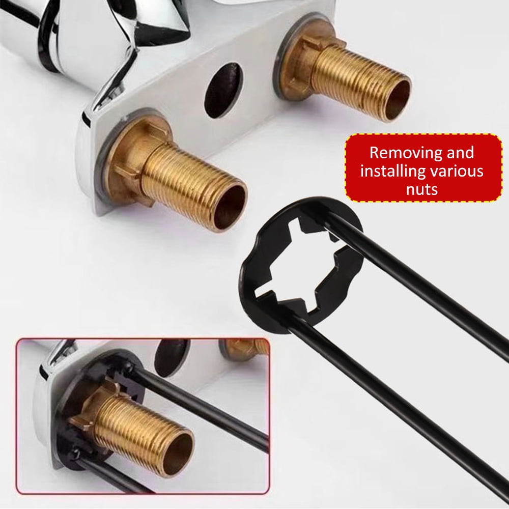 Wrench Sink Wrench Under Sink Tool Universal Wrench Set Under Wrench Faucet B - Image 6