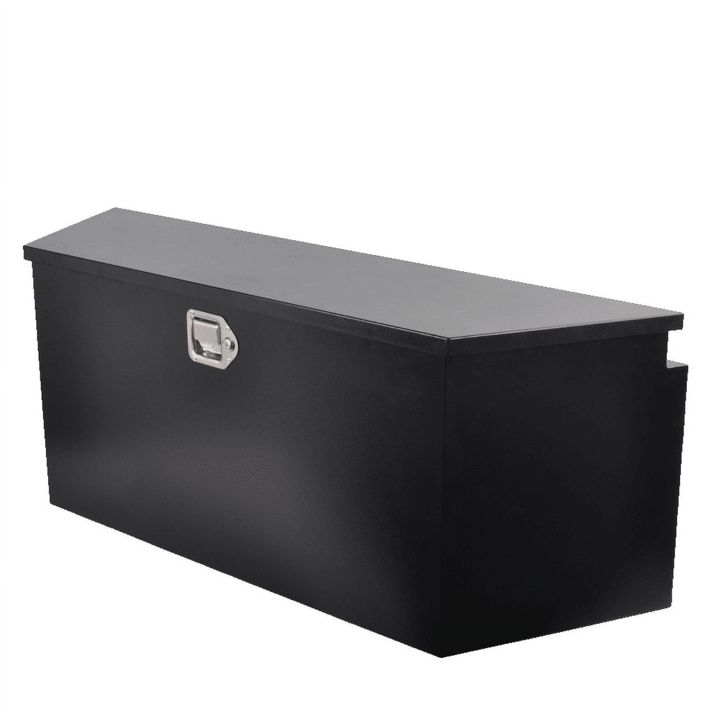 49x15x18.5 Inch Steel Trailer Tongue Tool Box Truck Bed Pickup Storage Box RV