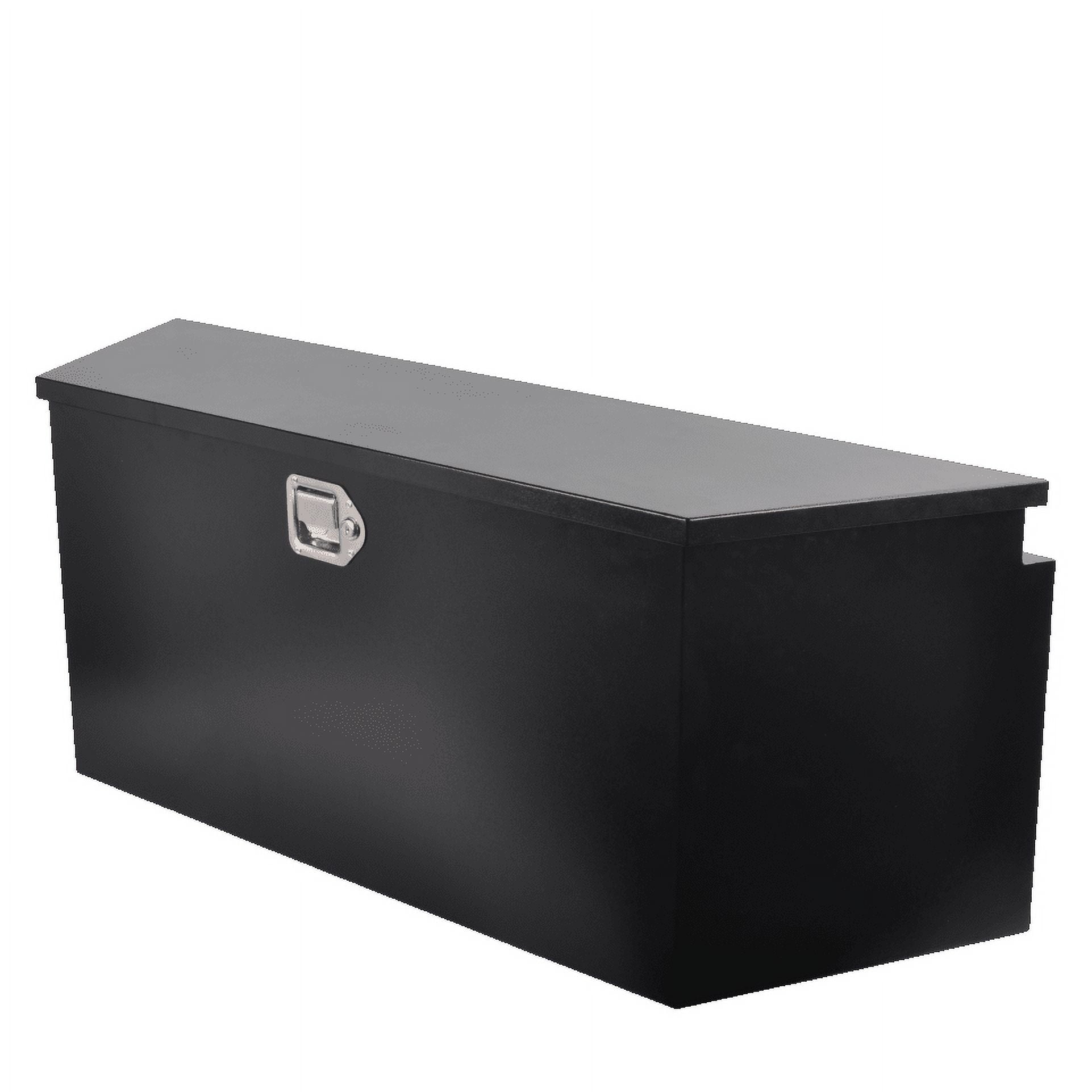 49x15x18.5 Inch Steel Trailer Tongue Tool Box Truck Bed Pickup Storage Box RV