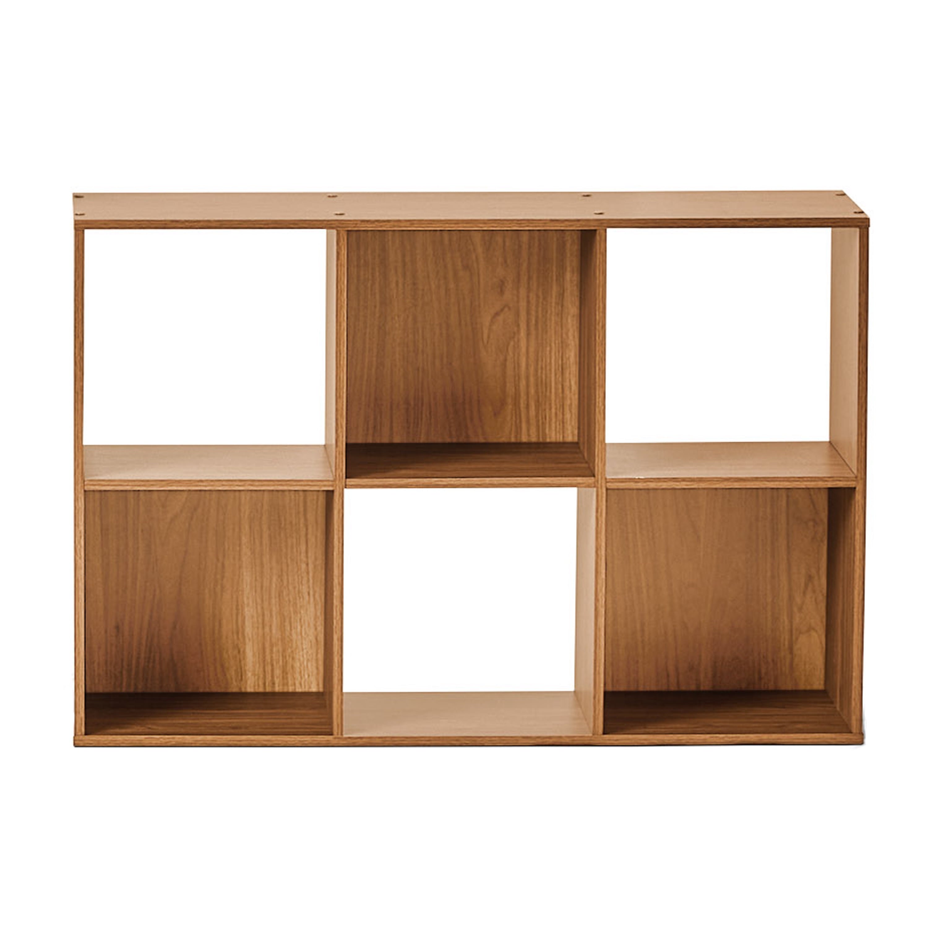 6 Cube Storage Organizer, White Portable for Home