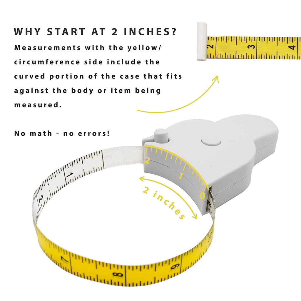 Perfect Measuring Tape Retractable Measuring Tape for Body Measurements 80 inch - Image 3