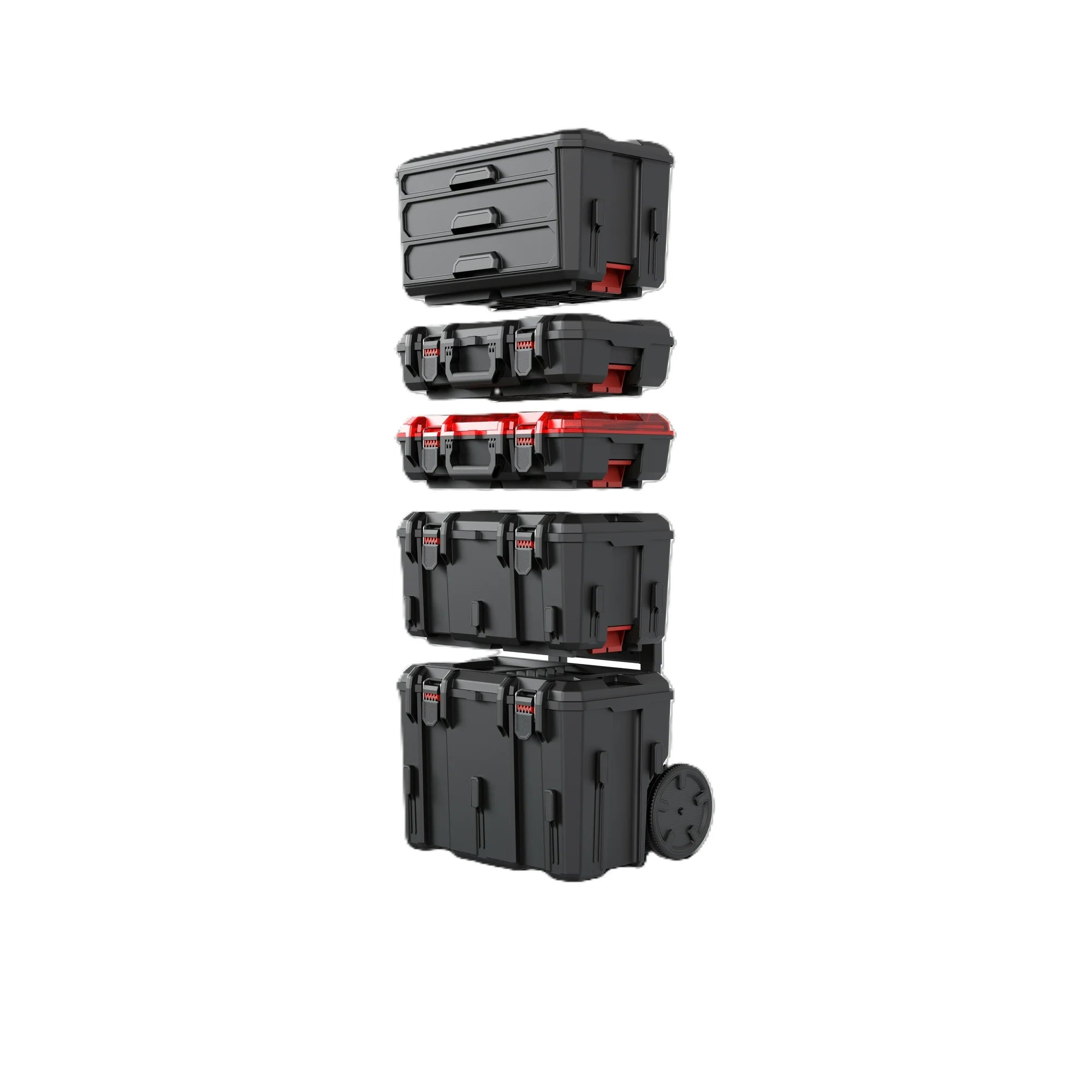 Stack 3 Drawer Tool Storage Box - Image 5