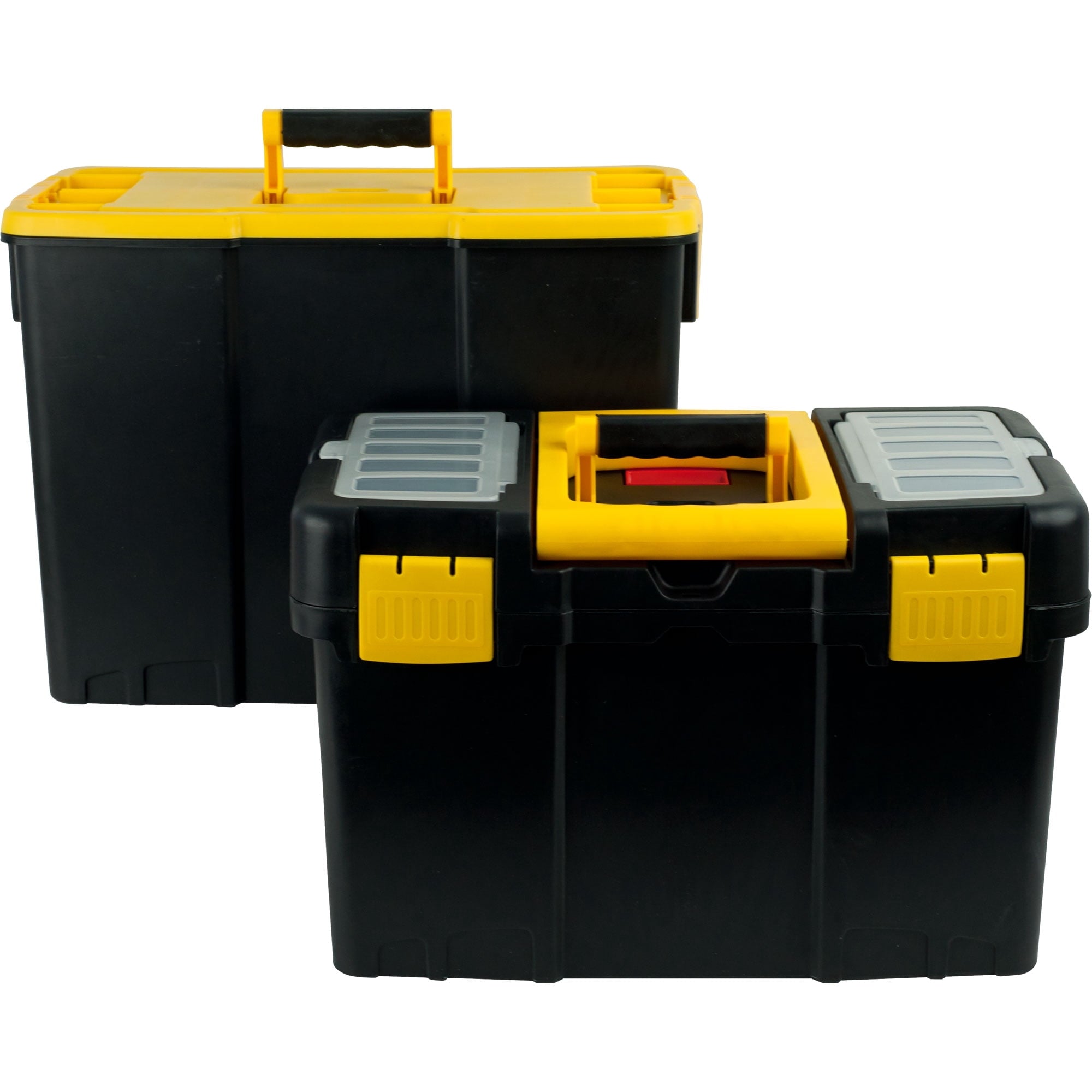 Portable Tool Box with Wheels - Stackable 2-in-1 Tool Organizers - Image 3