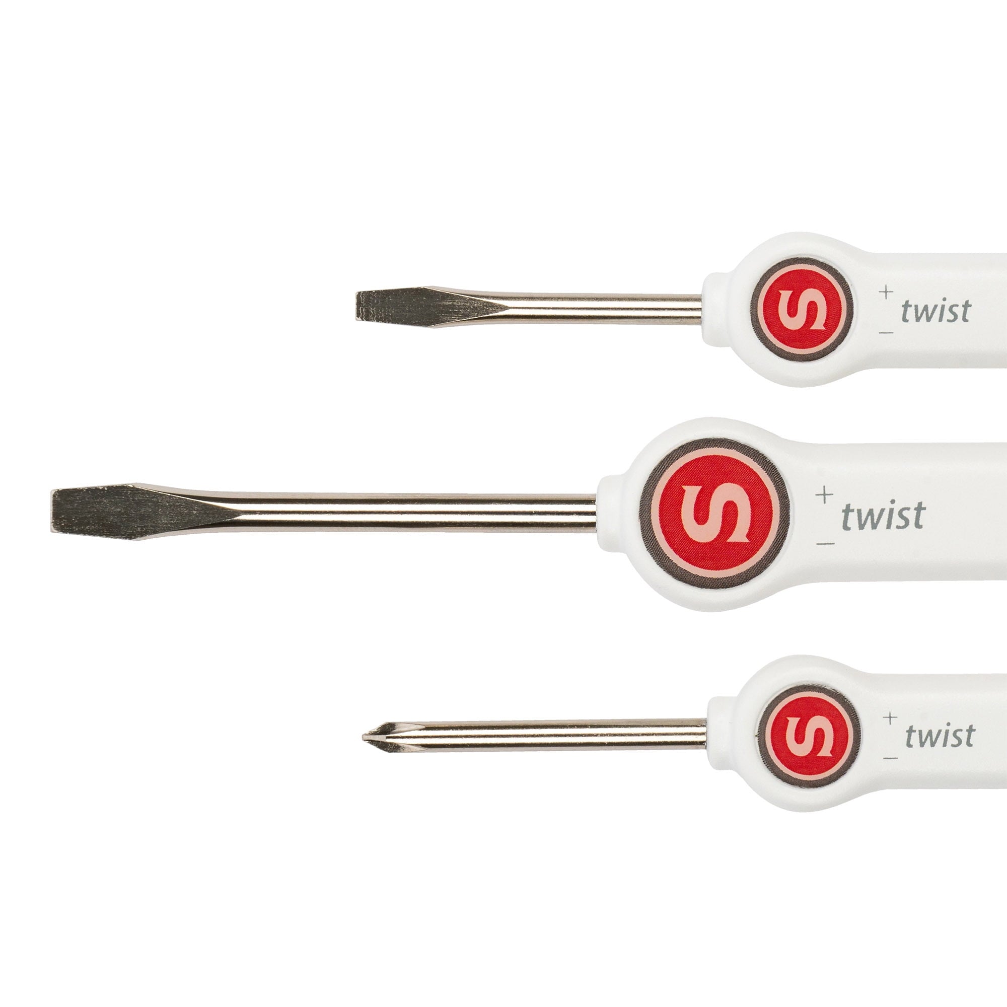 3-Piece Screwdriver Set - Includes 2 Flat Head, 1 Phillips Head - Image 6